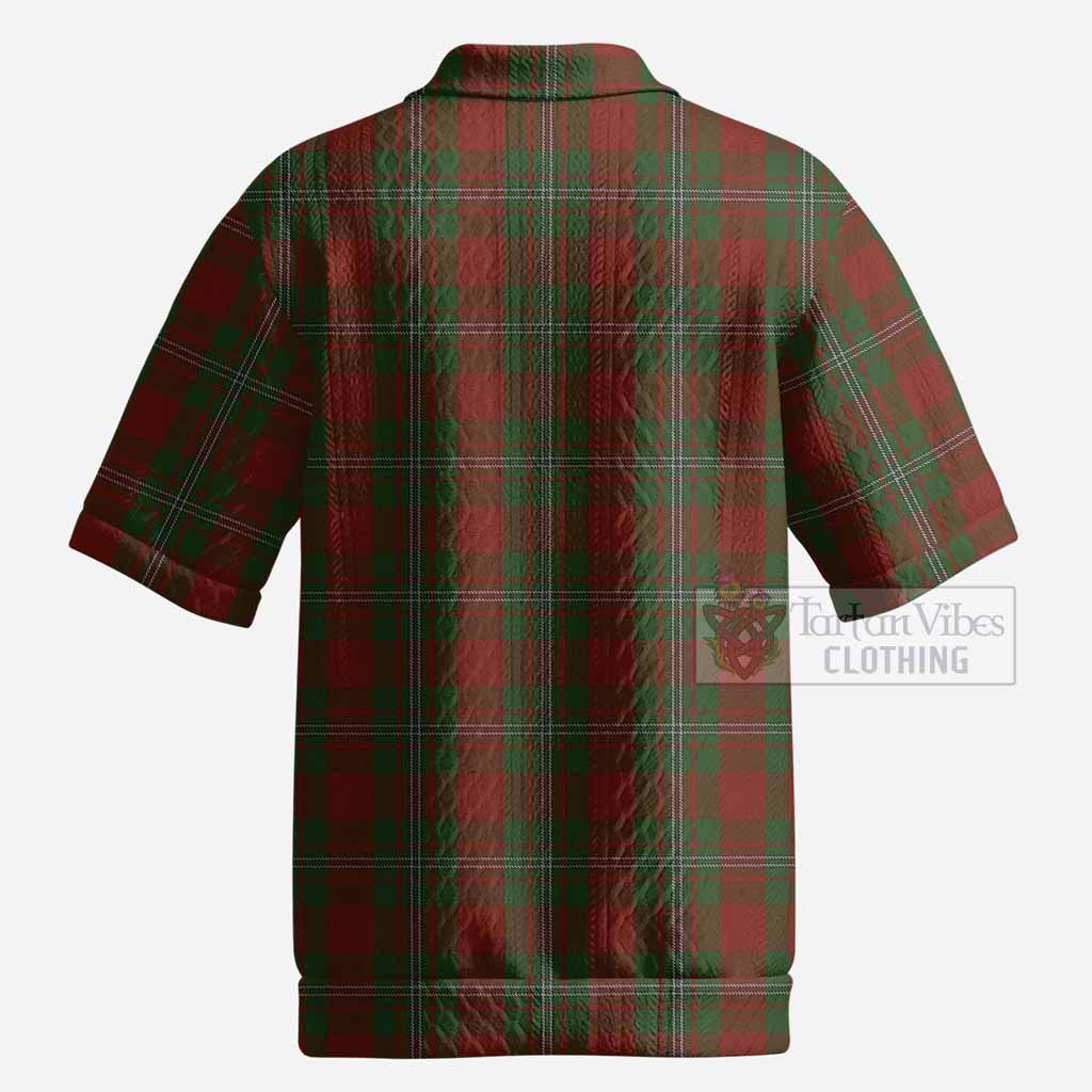 Strange (Strang) Tartan Men’s Polo Sweater Top with Family Crest