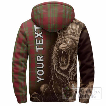 Strange (Strang) Tartan Sherpa Hoodie Roaring Lion Heritage
