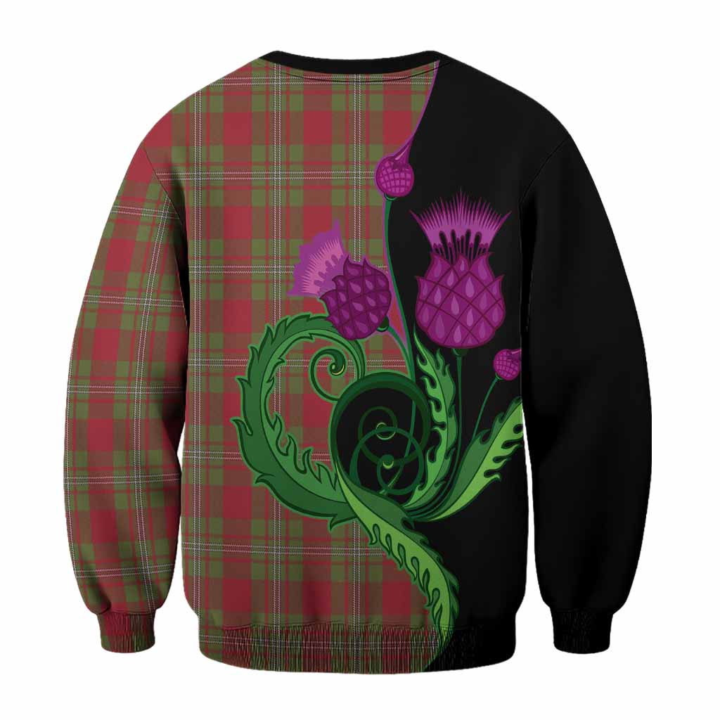 Strange (Strang) Tartan Sweatshirt Traditional Scottish Thistle