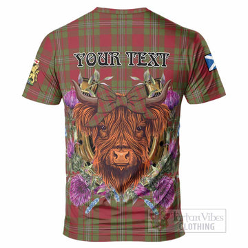 Strange (Strang) Tartan T-Shirt Scottish Thistle Heilan Coo