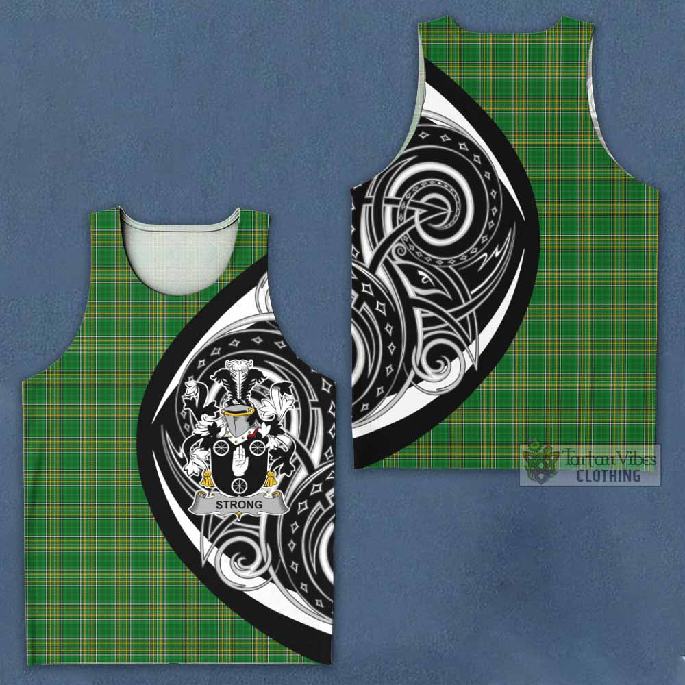 Tartan Vibes Clothing Strong Irish Clan Men's Tank Top Celtic Circle Style