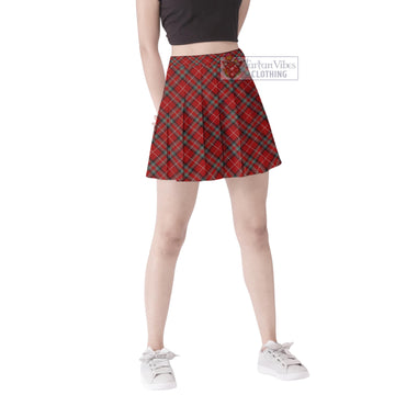 Tartan Vibes Clothing Stuart of Bute Tartan Women's Plated Mini Skirt