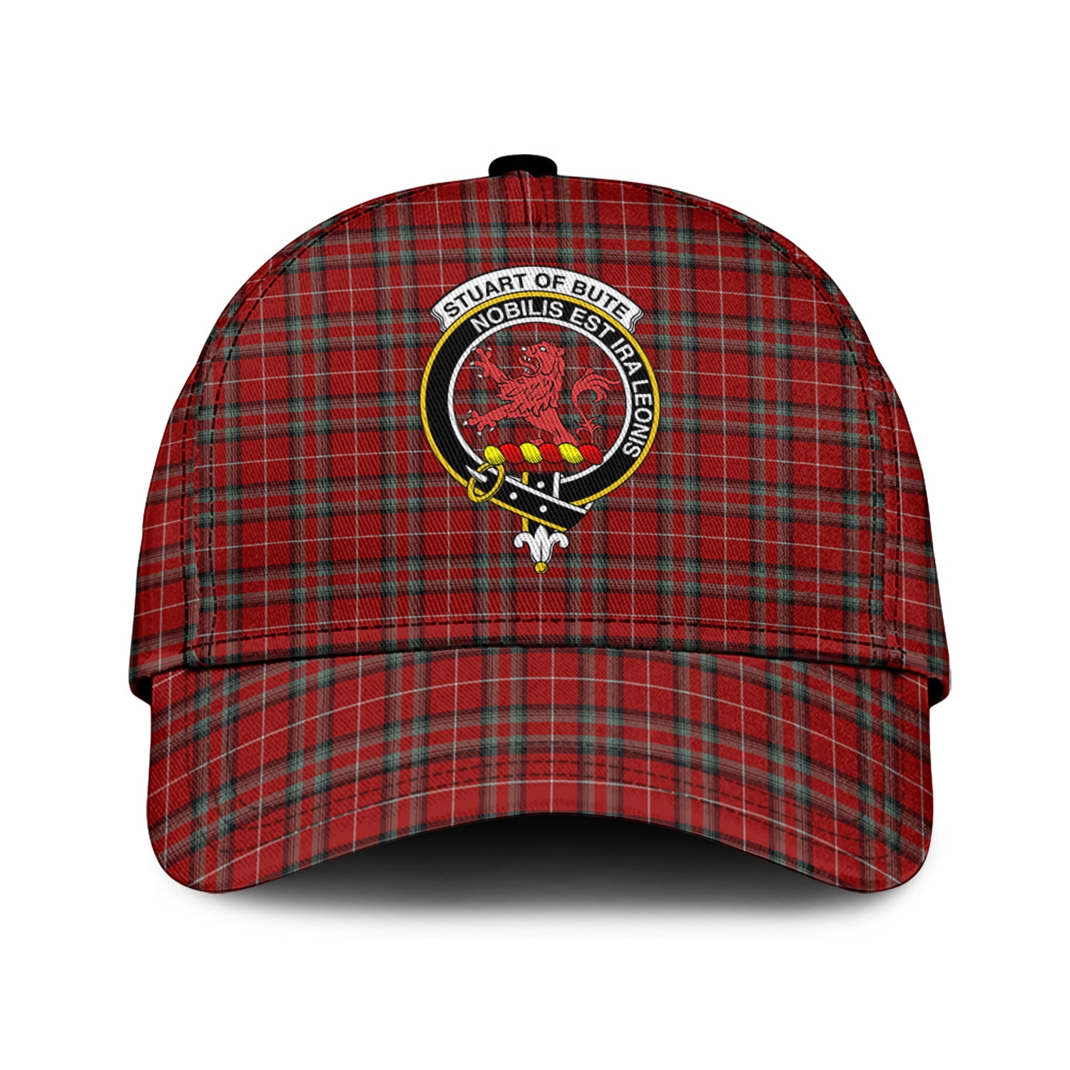 Stuart of Bute Tartan Classic Cap with Family Crest Classic Cap Universal Fit - Tartan Vibes Clothing