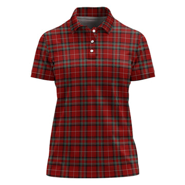 Stuart of Bute Tartan Polo Shirt For Women