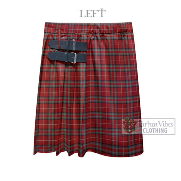 Stuart of Bute Tartan Men's Pleated Skirt - Fashion Casual Retro Scottish Kilt Style