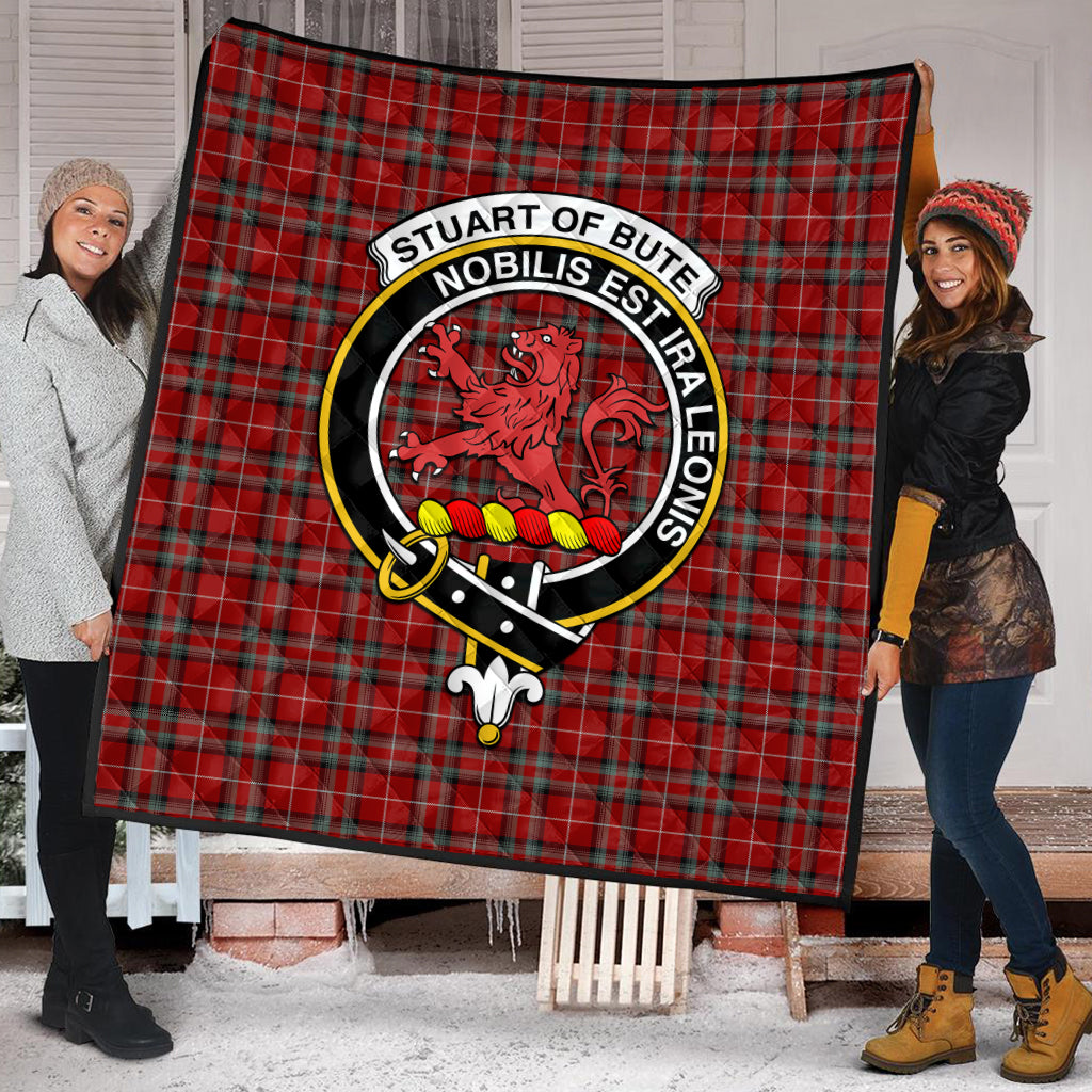 stuart-of-bute-tartan-quilt-with-family-crest