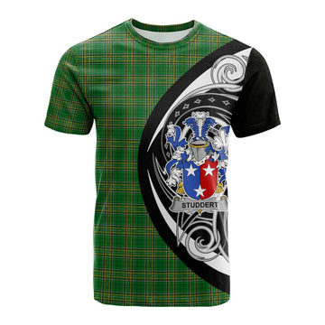Studdert Irish Clan Cotton T-shirt Celtic Circle Style