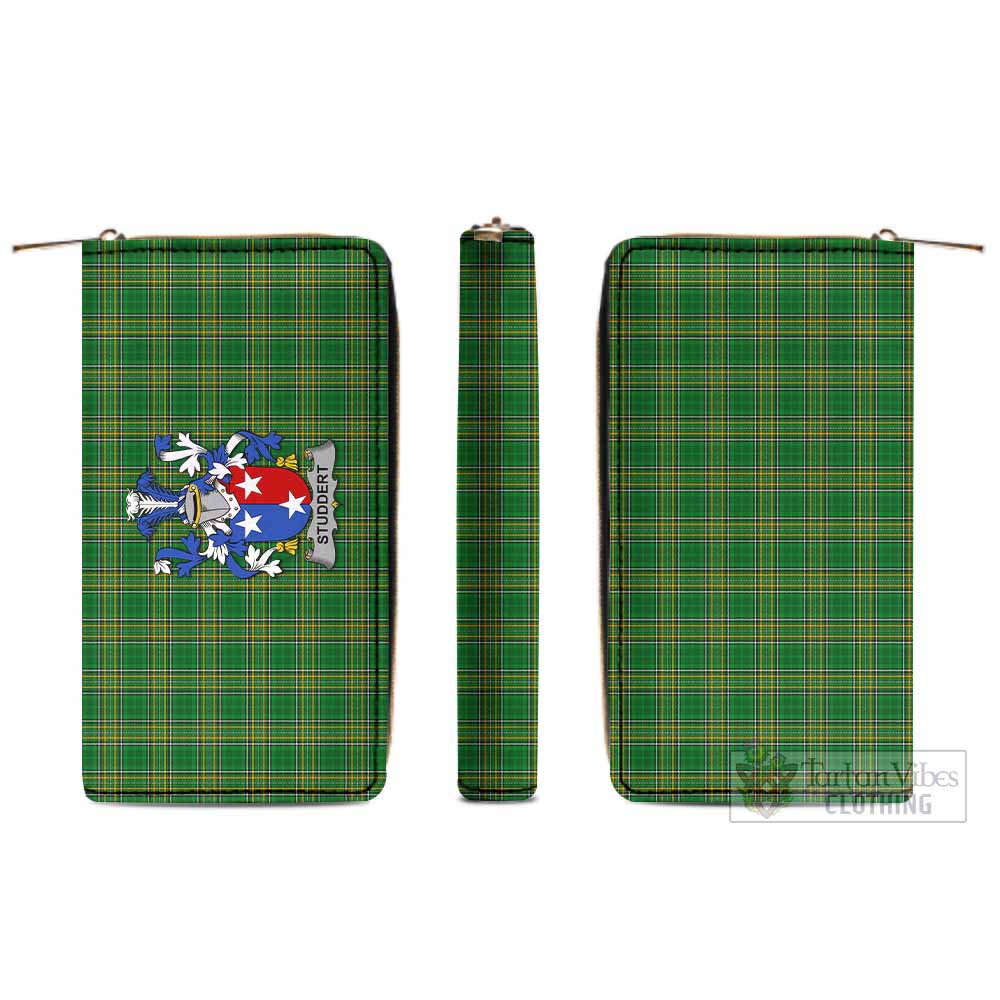 Studdert Irish Clan Tartan Women's Leather Wallet with Coat of Arms - Tartan Vibes Clothing