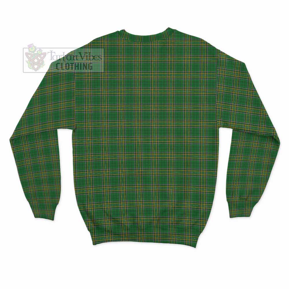 Sullivan Irish Clan Tartan Sweatshirt with Coat of Arms - Tartan Vibes Clothing