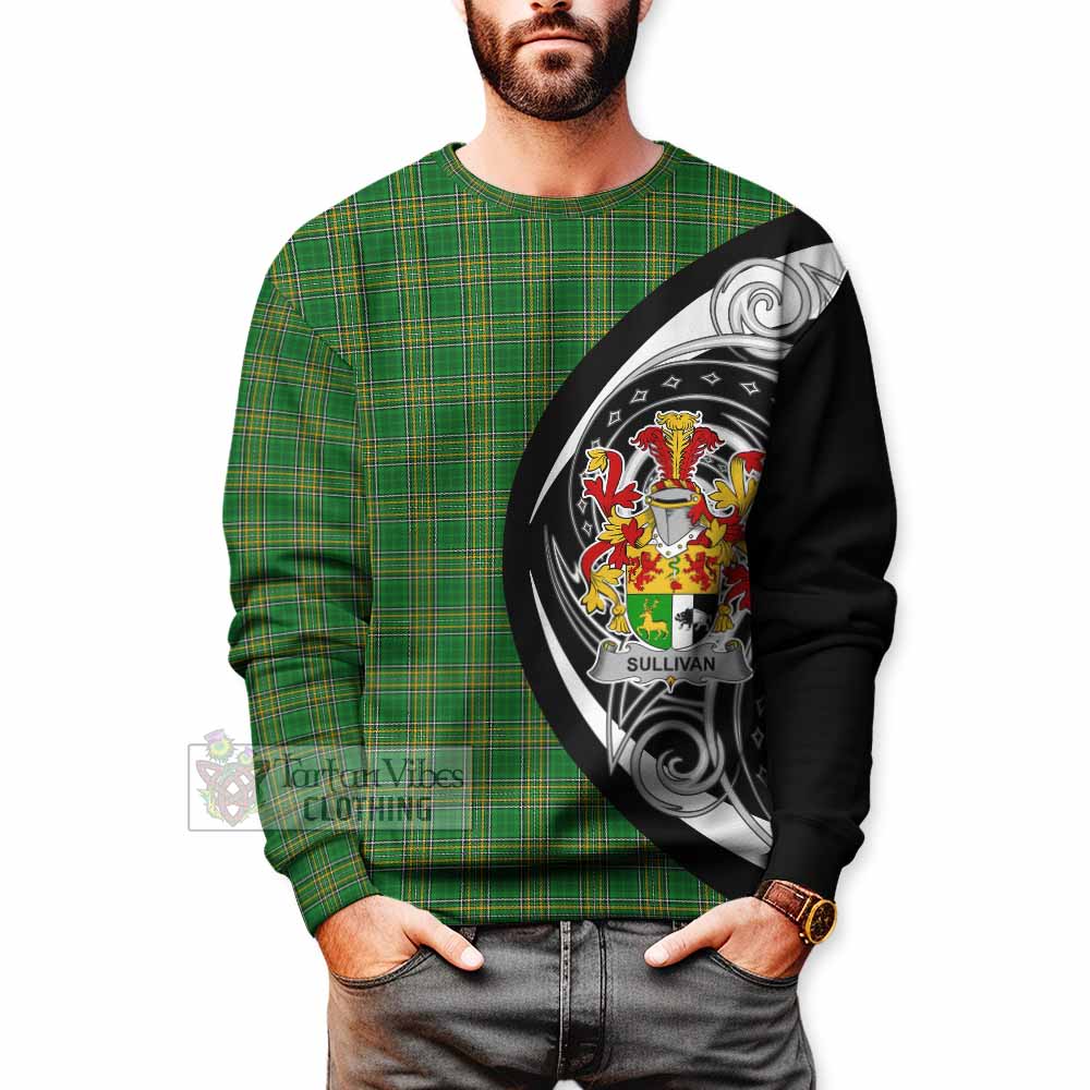 Sullivan Irish Clan Sweatshirt Celtic Circle Style - Tartan Vibes Clothing