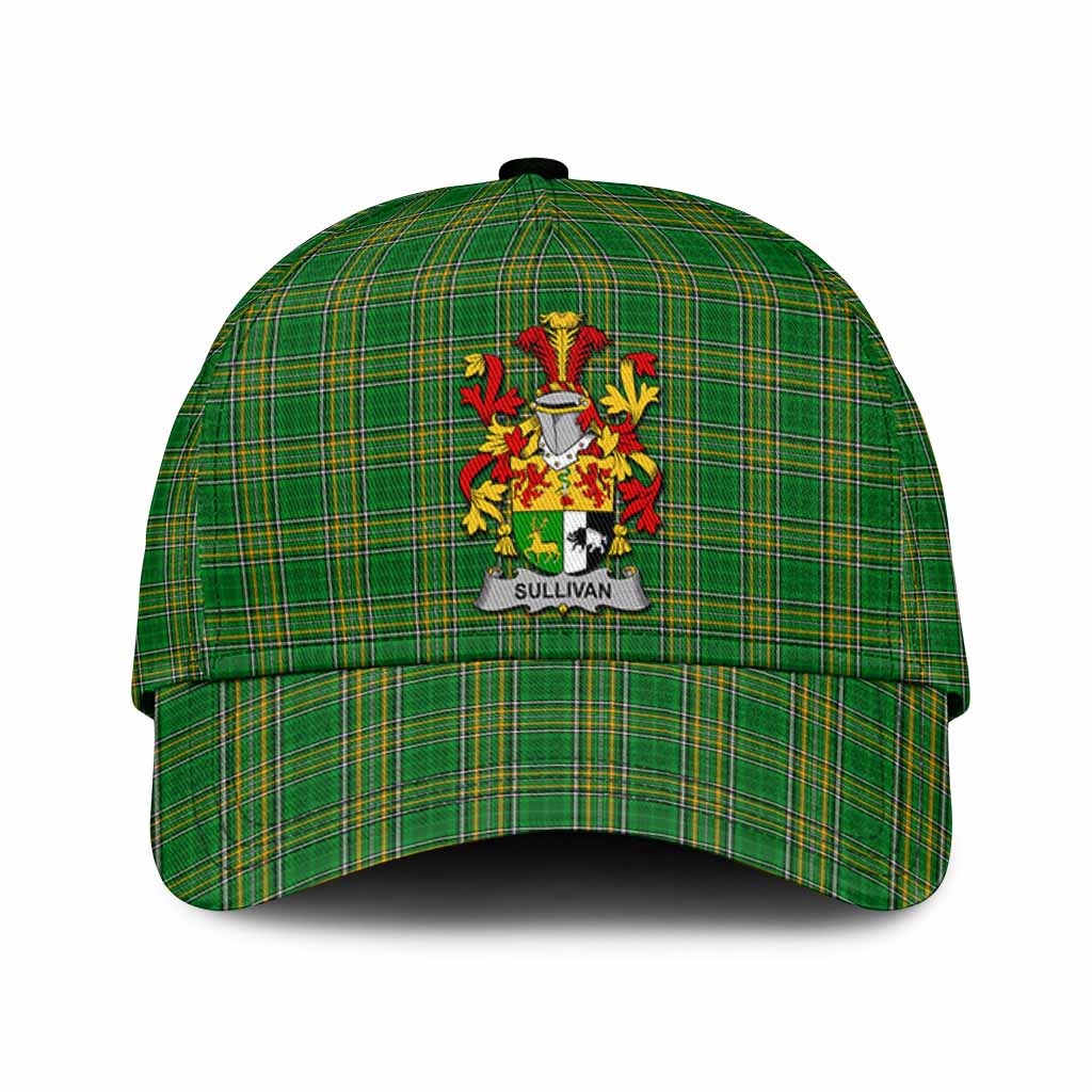 Sullivan (Beare) Irish Clan Tartan Classic Cap with Coat of Arms