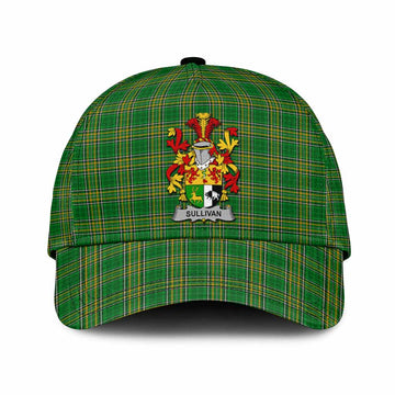 Sullivan (Beare) Irish Clan Tartan Classic Cap with Coat of Arms