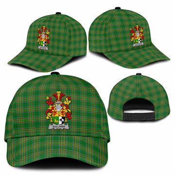Sullivan (Beare) Irish Clan Tartan Classic Cap with Coat of Arms