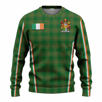 Sullivan Irish Clan Coat of Arm Tartan Knitted Sweater Flag Style