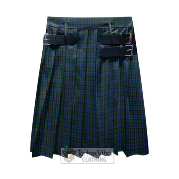 Sutherland Tartan Men's Pleated Skirt - Fashion Casual Retro Scottish Kilt Style