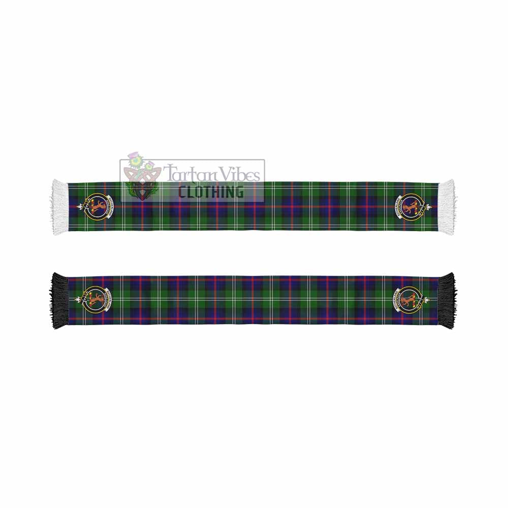 Tartan Vibes Clothing Sutherland Tartan Ruffneck Scarf with Family Crest