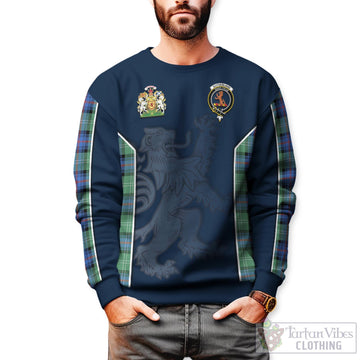 Sutherland Ancient Tartan Sweater with Family Crest and Lion Rampant Vibes Sport Style