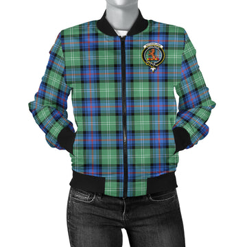 Sutherland Ancient Tartan Bomber Jacket with Family Crest