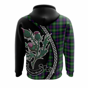 Sutherland Family Crest Tartan Hoodie Alba Thistle Inspired