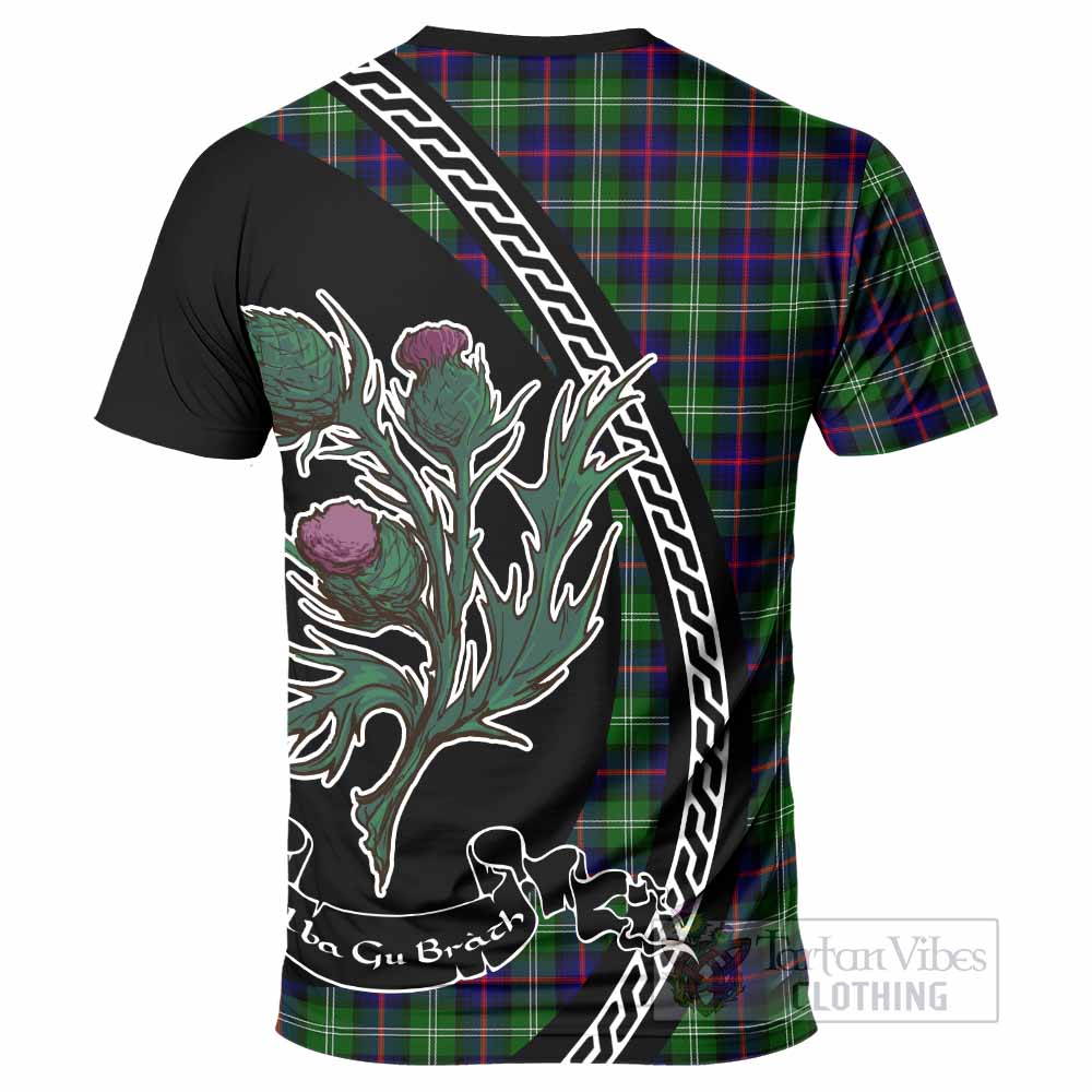 Sutherland Family Crest Tartan T-Shirt Alba Thistle Inspired - Tartan Vibes Clothing
