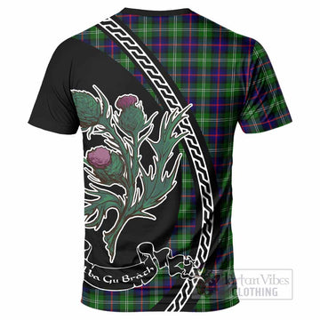 Sutherland Family Crest Tartan T-Shirt Alba Thistle Inspired - Tartan Vibes Clothing