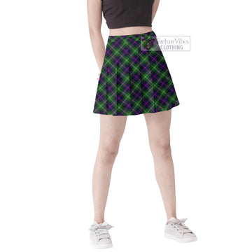 Sutherland Modern Tartan Women's Plated Mini Skirt