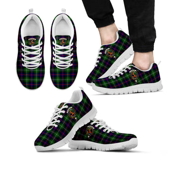 Sutherland Tartan Sneakers with Family Crest