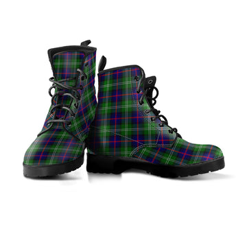 Sutherland Tartan Leather Boots