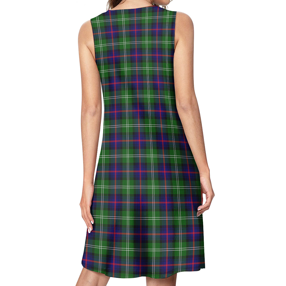 Sutherland Modern Tartan Womens Casual Dresses - Tartanvibesclothing