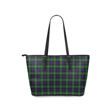 Sutherland Tartan Leather Tote Bag