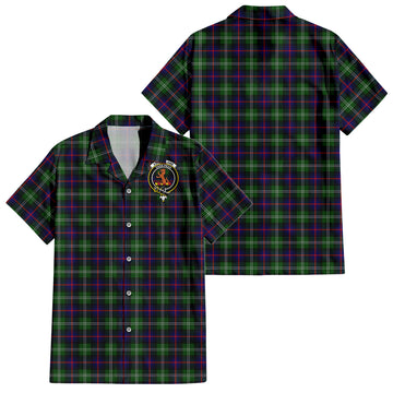 sutherland-modern-tartan-short-sleeve-button-down-shirt-with-family-crest