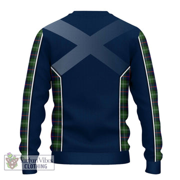 Sutherland Tartan Knitted Sweater with Family Crest and Lion Rampant Vibes Sport Style - Tartan Vibes Clothing