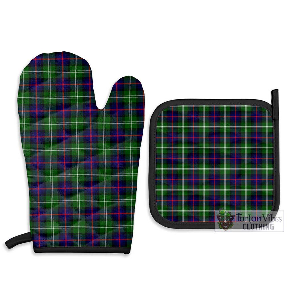 Sutherland Tartan Combo Oven Mitt & Pot-Holder Combo 1 Oven Mitt & 2 Pot-Holder Black - Tartan Vibes Clothing