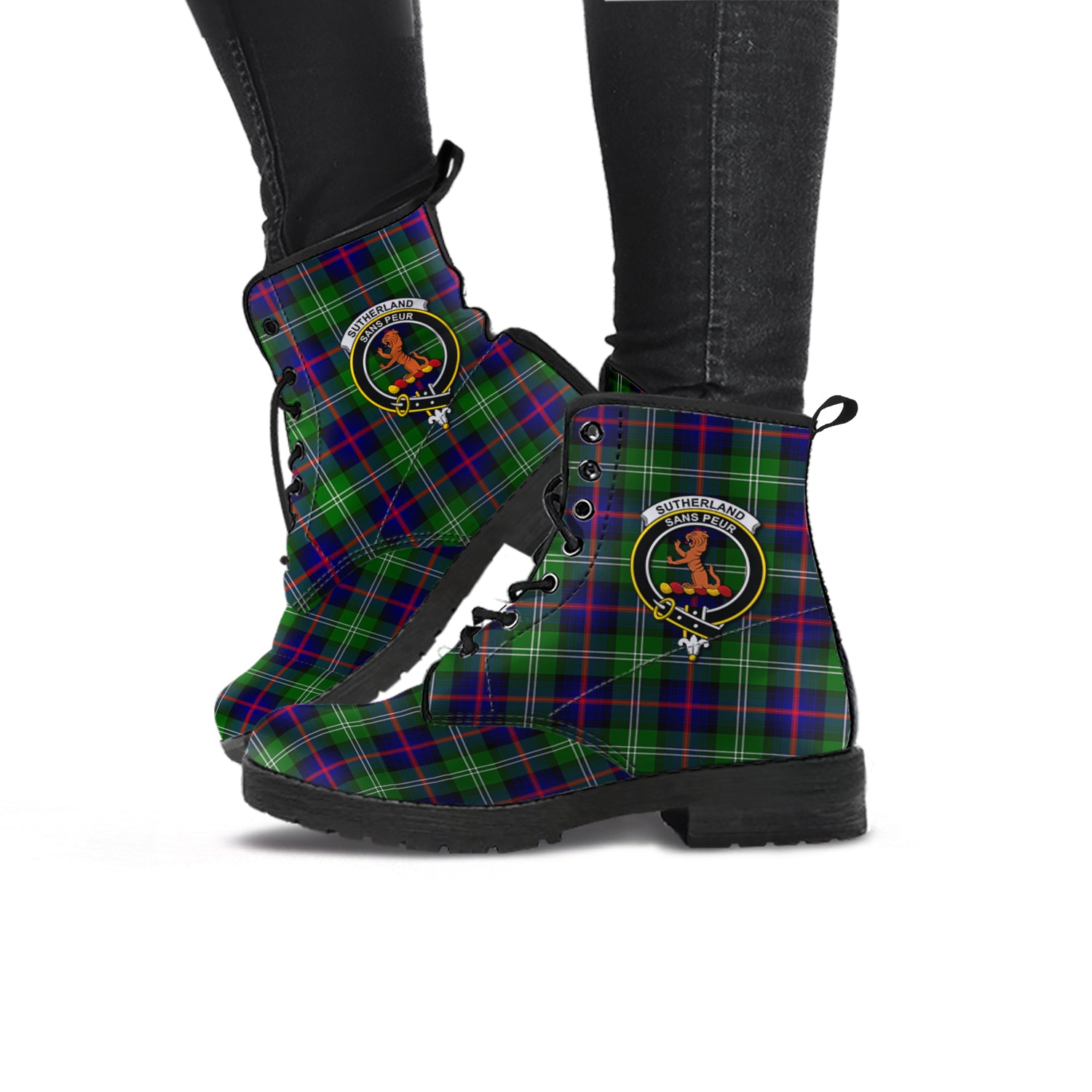sutherland-modern-tartan-leather-boots-with-family-crest