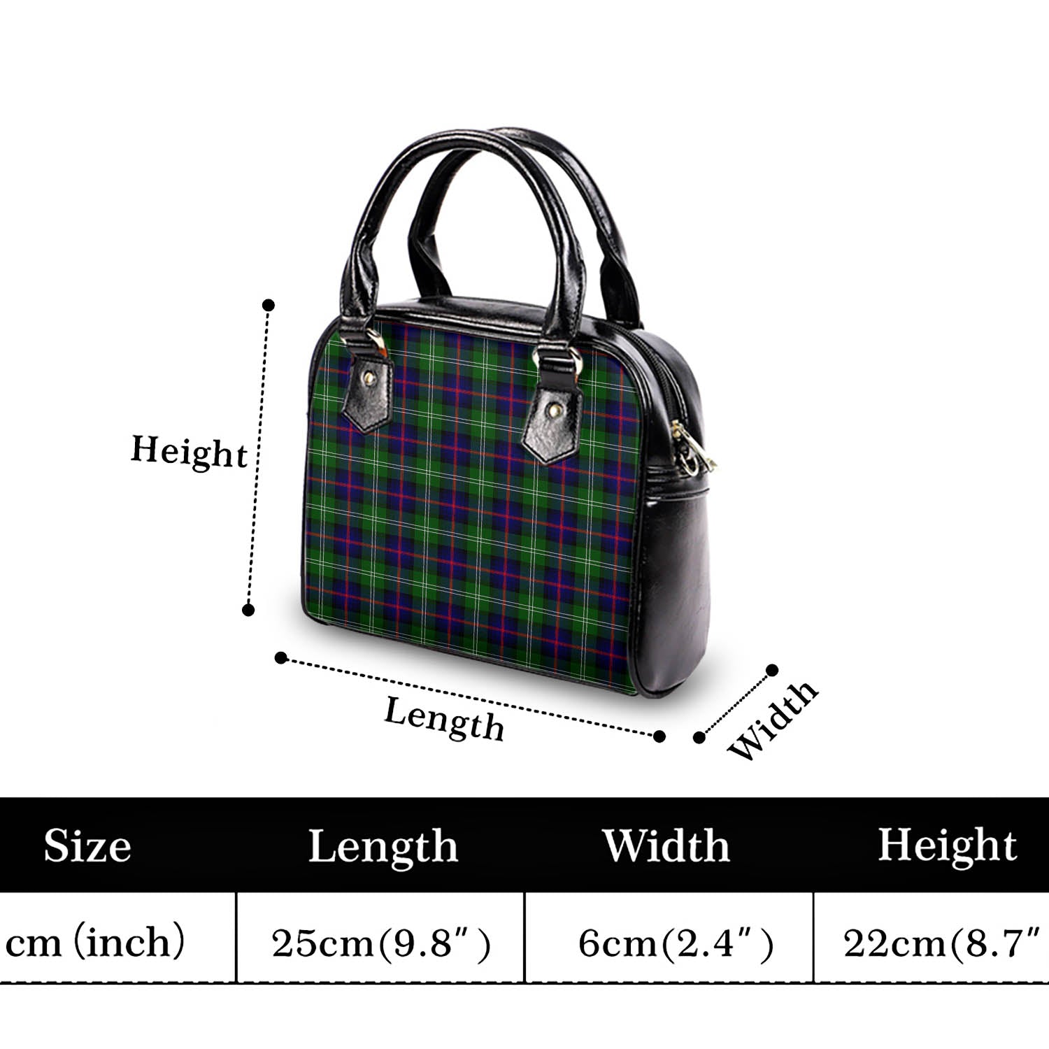 Sutherland Modern Tartan Shoulder Handbags - Tartanvibesclothing