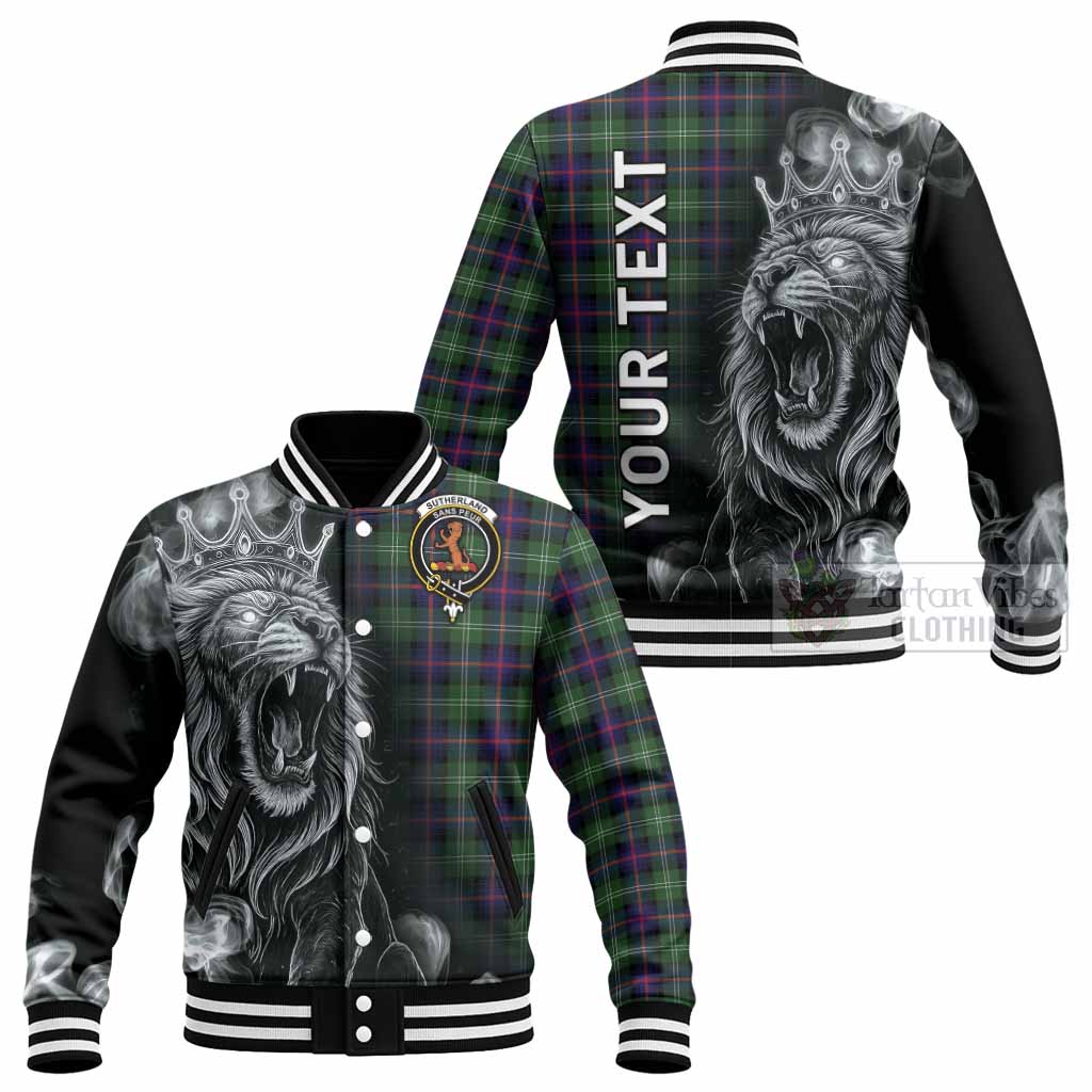 Sutherland Tartan Baseball Jacket Roaring Lion Heritage
