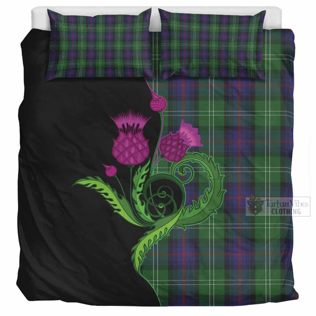 Sutherland Tartan Bedding Set Traditional Scottish Thistle UK Bedding Set UK Super King 104*94 inch - Tartan Vibes Clothing