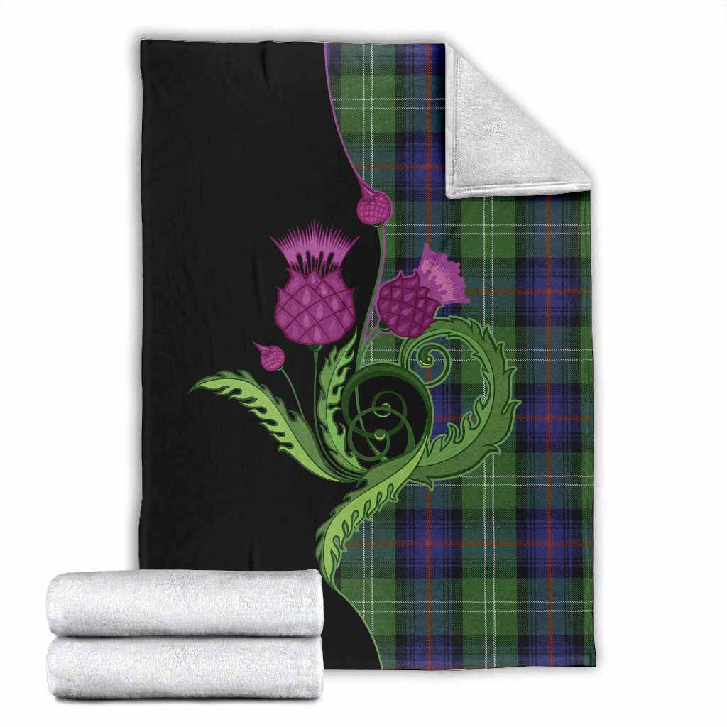 Sutherland Tartan Blanket Traditional Scottish Thistle X-Large 59 x 79 inches 150 x 200 cm - Tartan Vibes Clothing