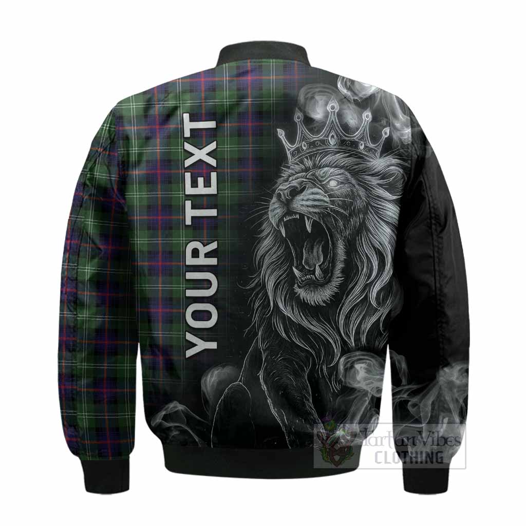 Sutherland Tartan Bomber Jacket Roaring Lion Heritage