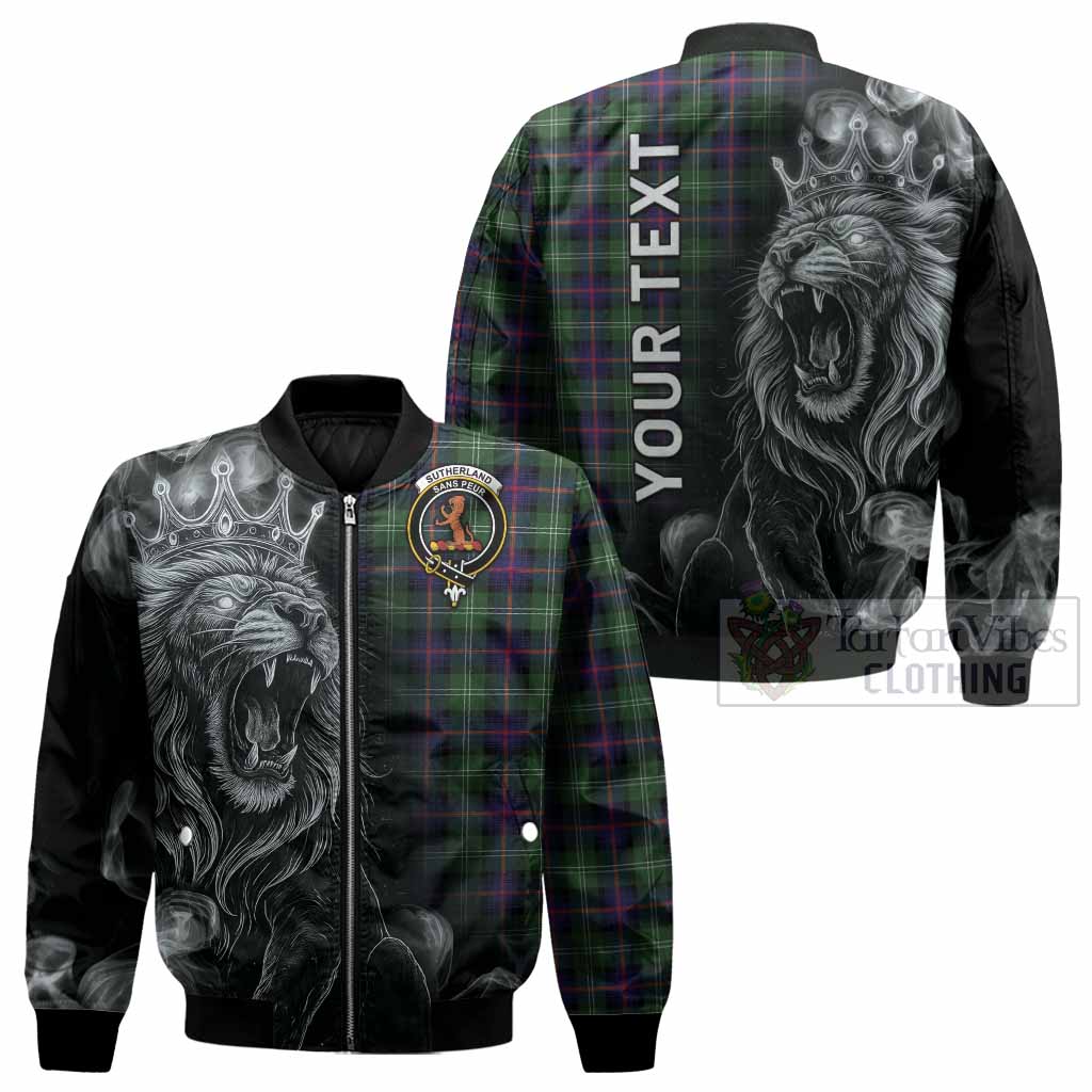 Sutherland Tartan Bomber Jacket Roaring Lion Heritage