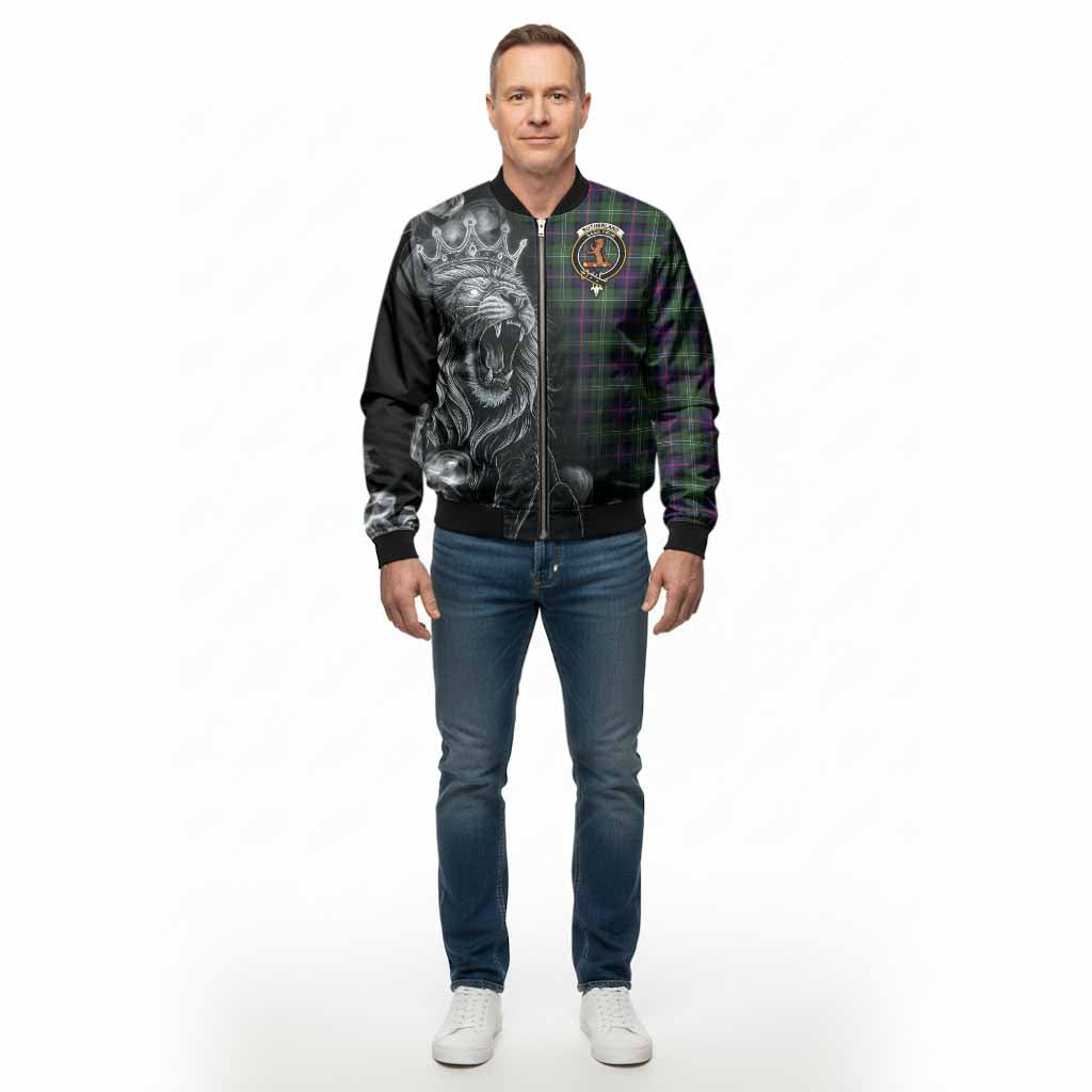 Sutherland Tartan Bomber Jacket Roaring Lion Heritage