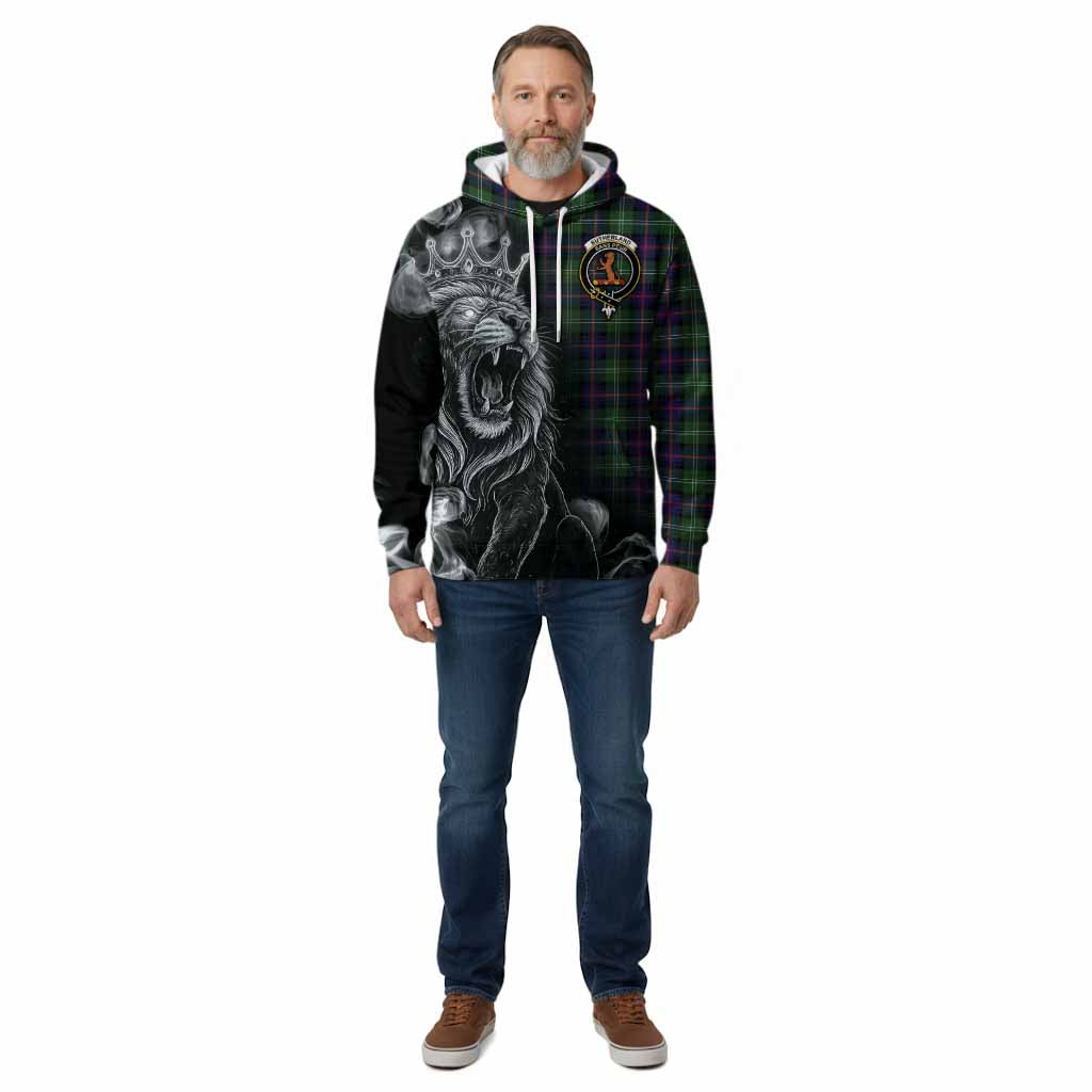 Sutherland Tartan Cotton Hoodie Roaring Lion Heritage