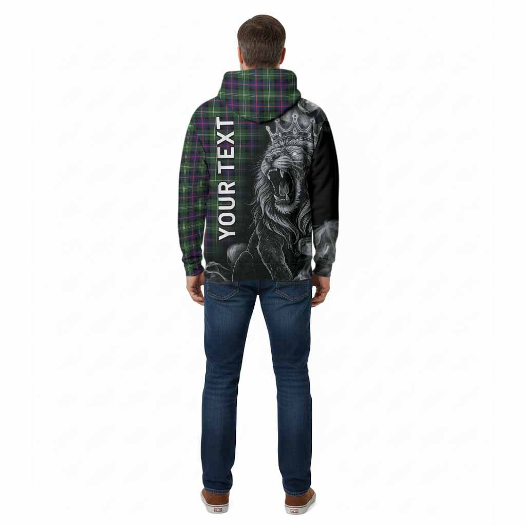 Sutherland Tartan Cotton Hoodie Roaring Lion Heritage