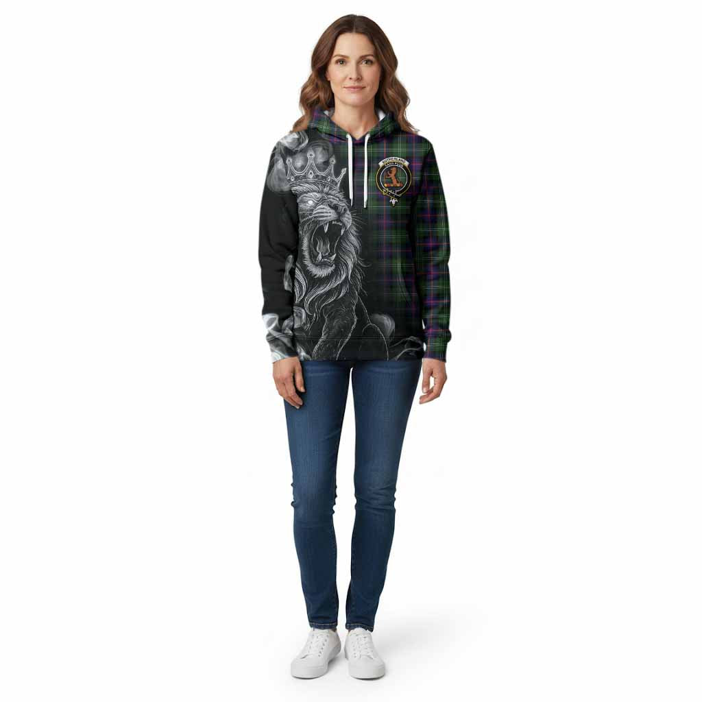 Sutherland Tartan Cotton Hoodie Roaring Lion Heritage