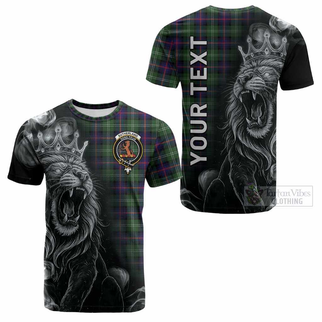 Sutherland Tartan Cotton T-shirt Roaring Lion Heritage
