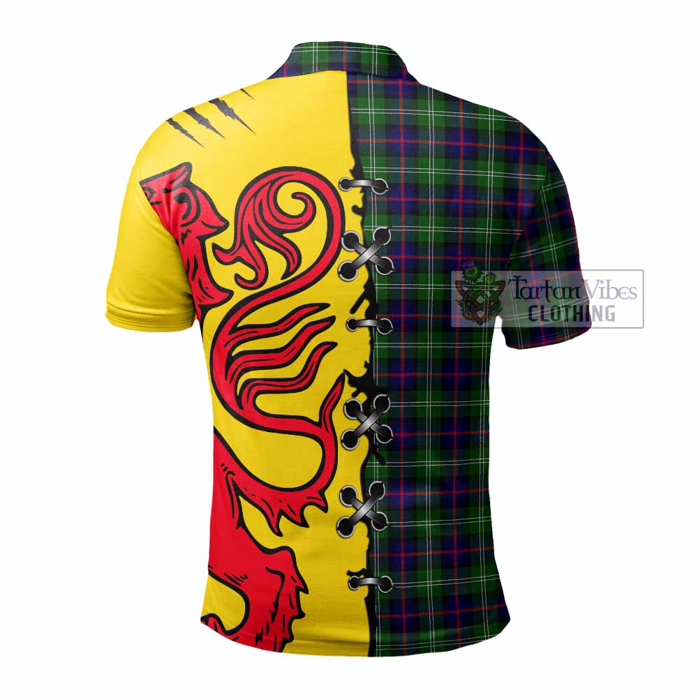 Sutherland Tartan Family Crest Polo Shirt Lion Rampant Honor - Tartan Vibes Clothing
