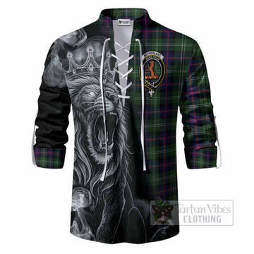 Sutherland Tartan Ghillie Shirt Roaring Lion Heritage