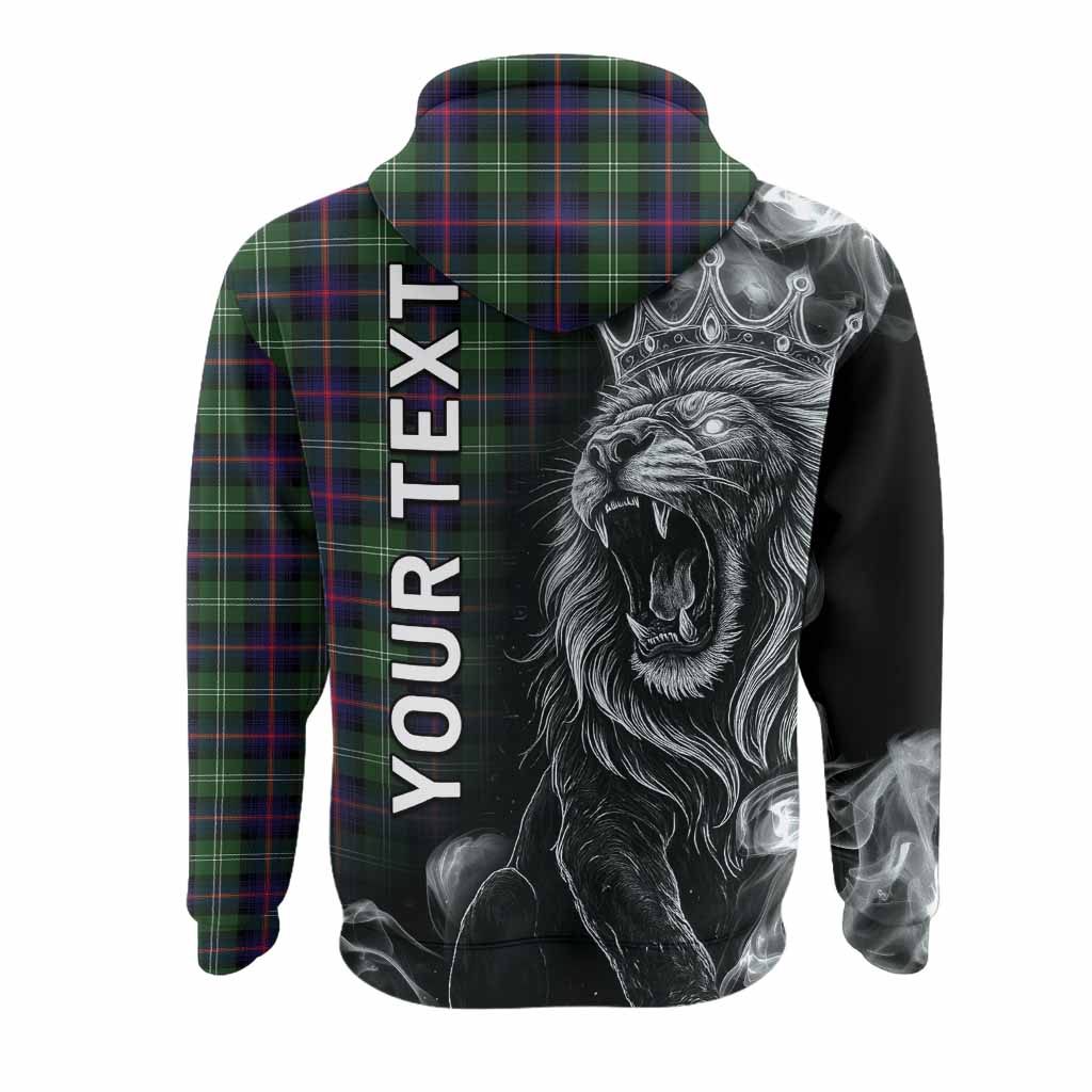 Sutherland Tartan Hoodie Roaring Lion Heritage