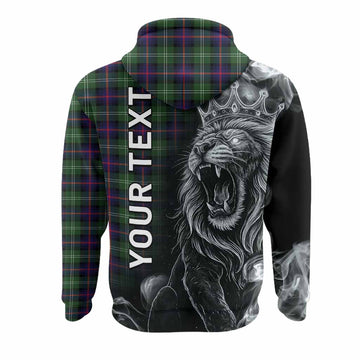 Sutherland Tartan Hoodie Roaring Lion Heritage