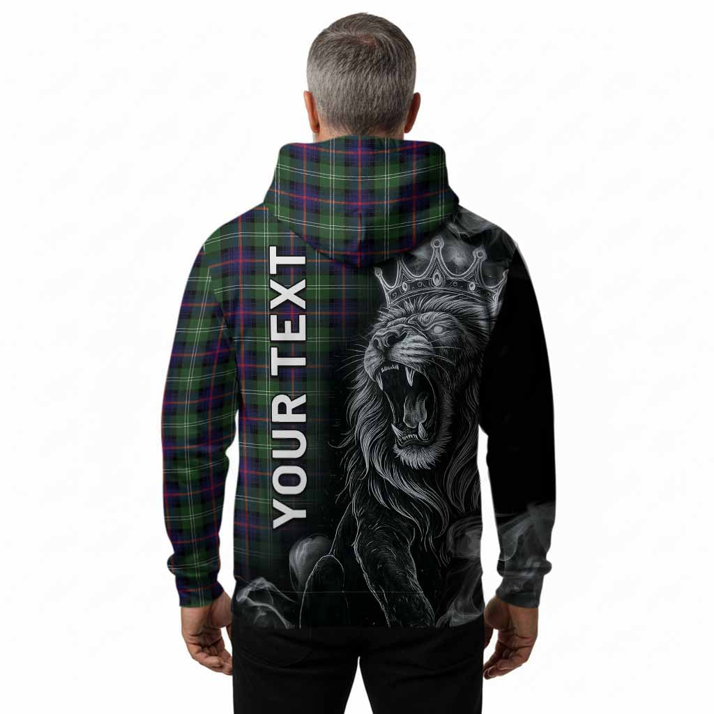 Sutherland Tartan Hoodie Roaring Lion Heritage